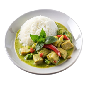 Chicken Green Curry & Rice